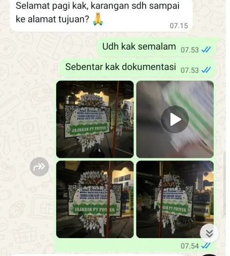 Pengiriman Papan Bunga Selamat Melawai