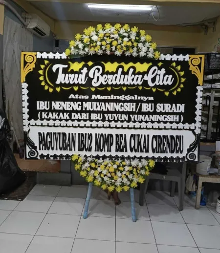 Papan Bunga Duka Melawai